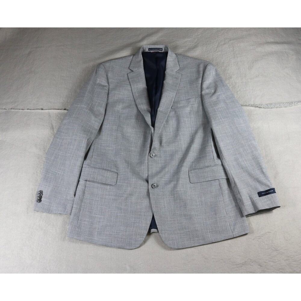 New Tommy Hilfiger Suit Jacket 46L Sports Coat Blazer Single Breasted